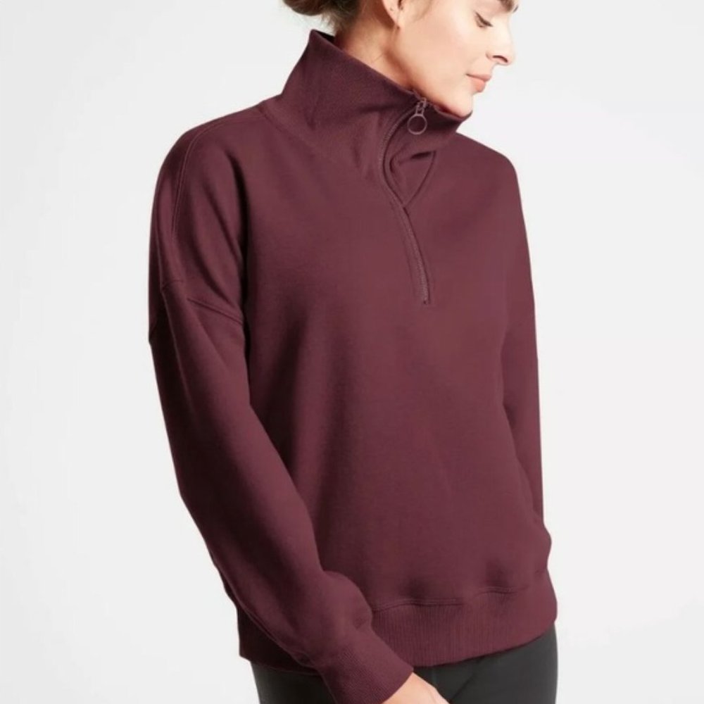 Athleta Cozy Karma 1/4 Zip by